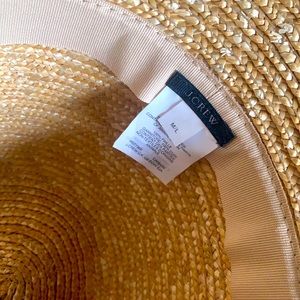 J. CREW wide-brim Straw Hat! *Hardly Ever Worn*
